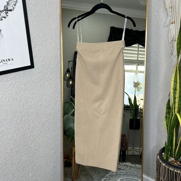 HOUSE OF CB Set ‘Marianne' & 'Heather' Camel Knit Set NWOT